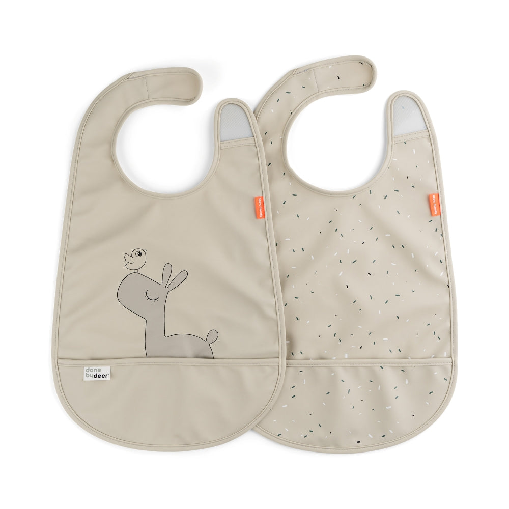 Done by Deer Lätzchen mit Klett Doppelpack