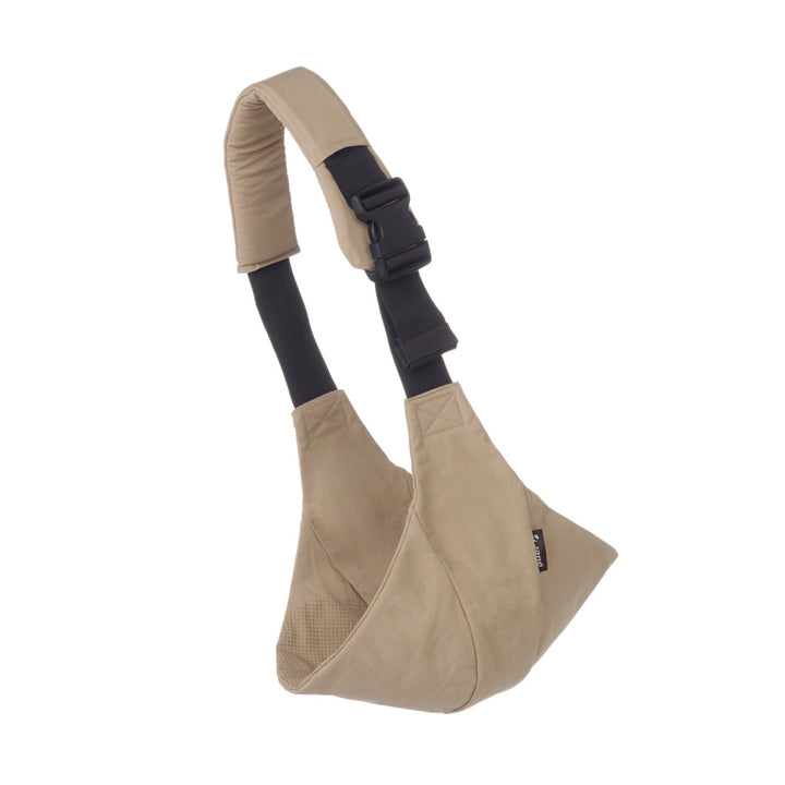 Ergonomische Jané Catch Hüfttrage in Beige – Babytrage für Kleinkinder ab 9 Monaten mit rutschfestem Sitz