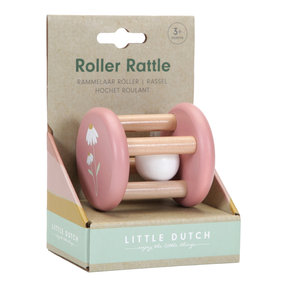 Little Dutch Holzrassel Roller Wild Flower