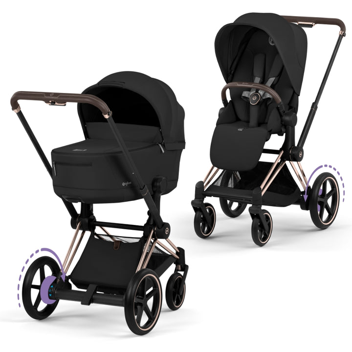 Cybex ePRIAM 5 Kombikinderwagen mit Schiebemotor