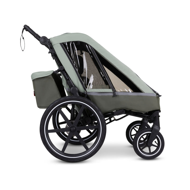 ABC Design Fahrradanhänger TOUR 2 Olive Newborn Bundle Set
