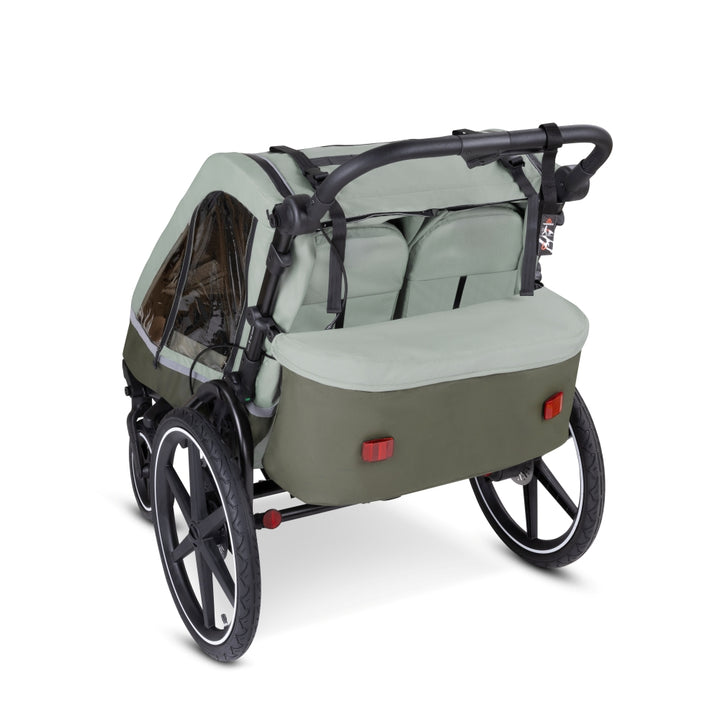 ABC Design Fahrradanhänger TOUR 2 Olive Newborn Bundle Set