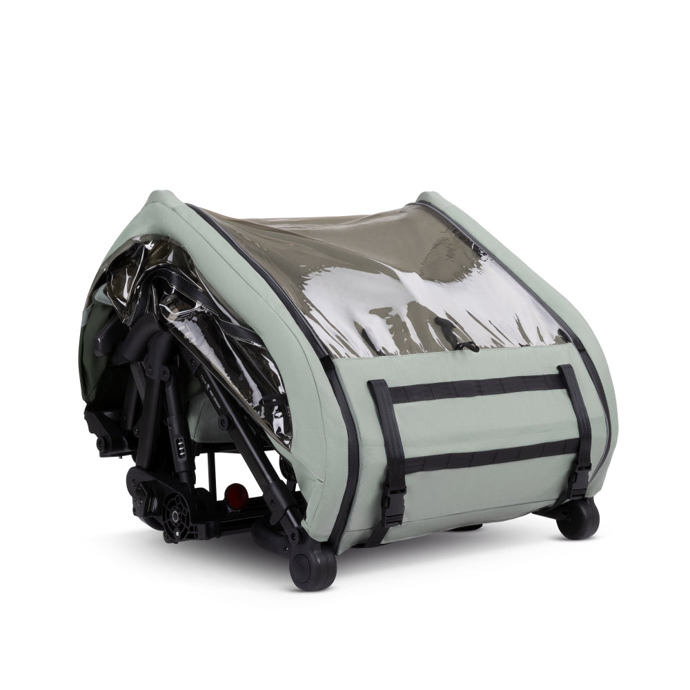 ABC Design Fahrradanhänger TOUR 2 Olive Newborn Bundle Set