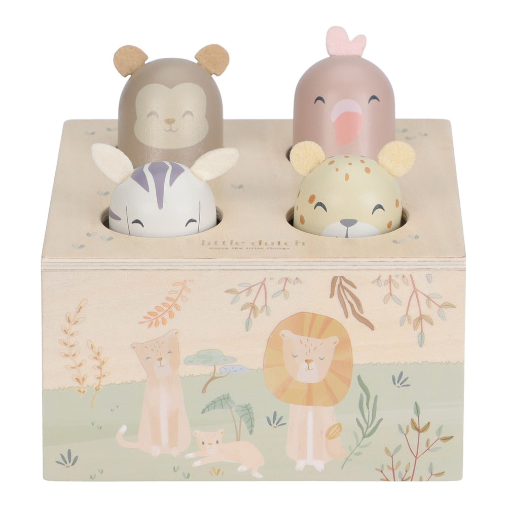 Little Dutch Holz Pop-up Safari Friends – Bild 1