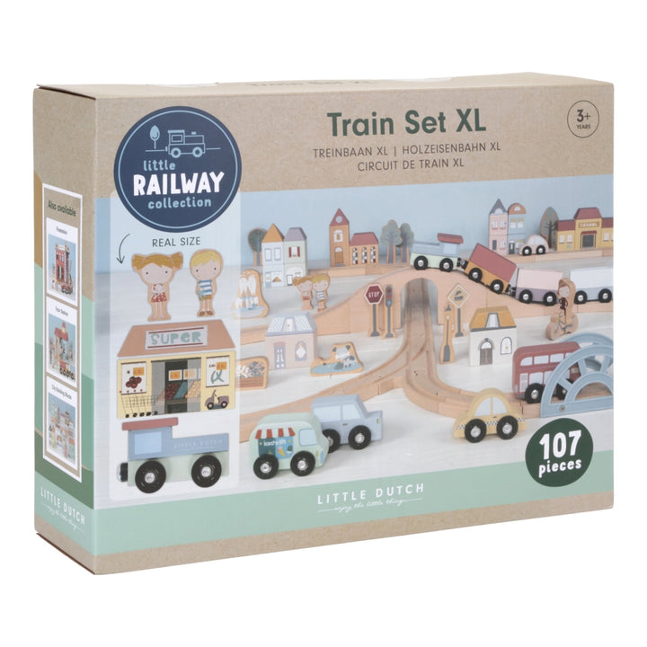 Little Dutch Holzeisenbahn XXL Starterset