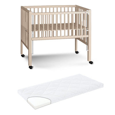 tiSsi Beistellbett MAXI Boxspring 90x50cm Liegefläche BUNDLE