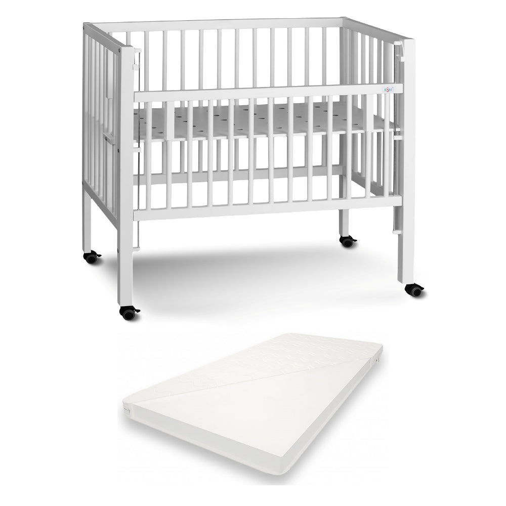 tiSsi Beistellbett MAXI Boxspring 90x50cm Liegefläche BUNDLE